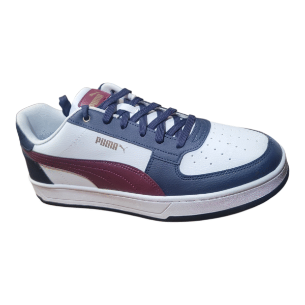 Puma Caven White burgundy 2.0 sneakers