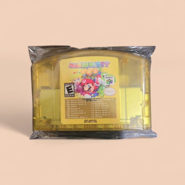 N64 Mario Party 18-1 game card US version